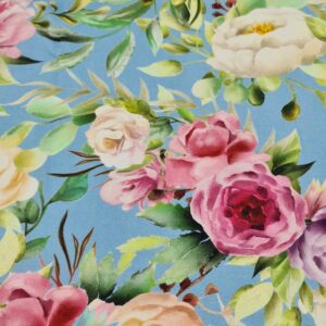 Blumen auf Blau